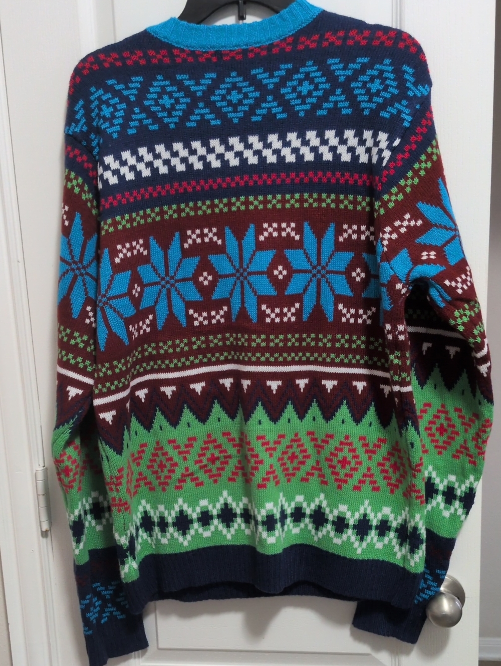 Llama With Drink Pocket Ugly Sweater - Picture 4 of 4